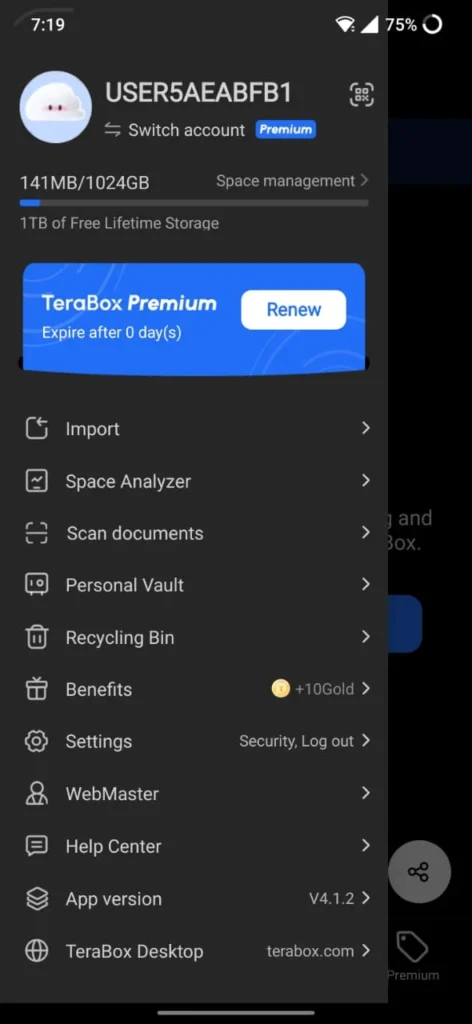 Terabox Apk for iOS - Latest Version 2026 Terabox Ios Working Screenshot 03
